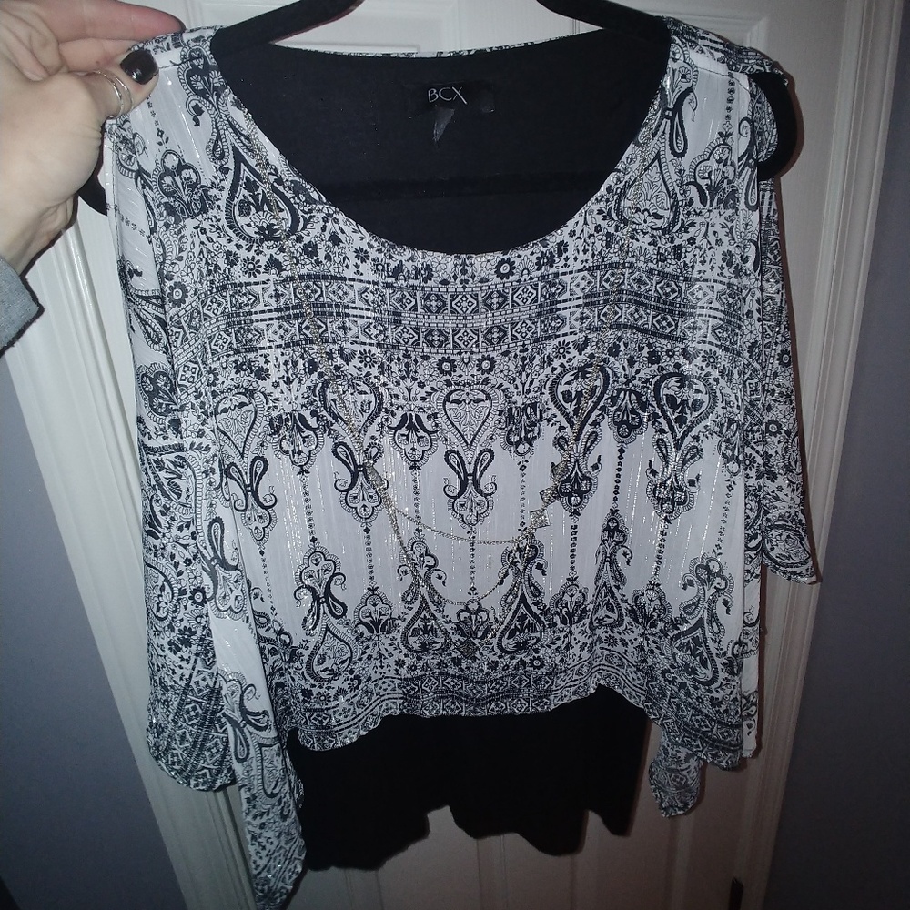 BCX business casual blouse